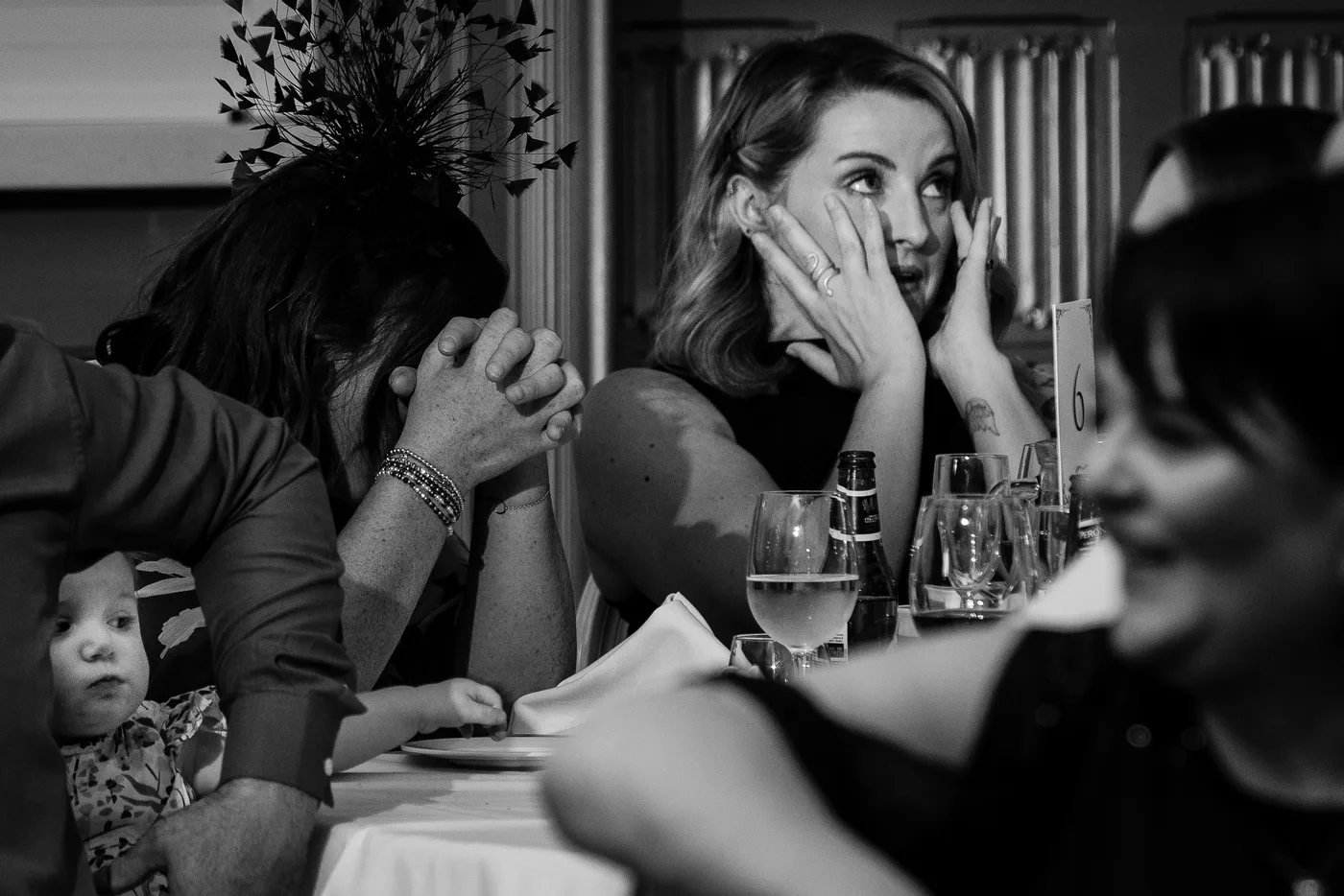 Candid image of guests during speeches