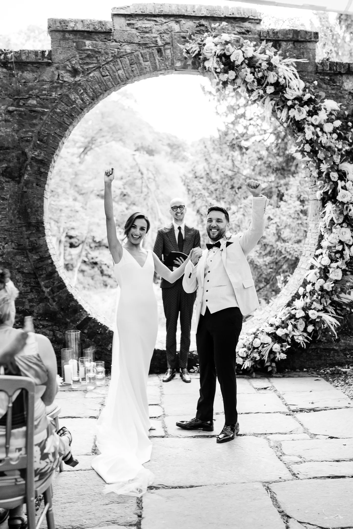 Drenagh moon garden wedding ceremony