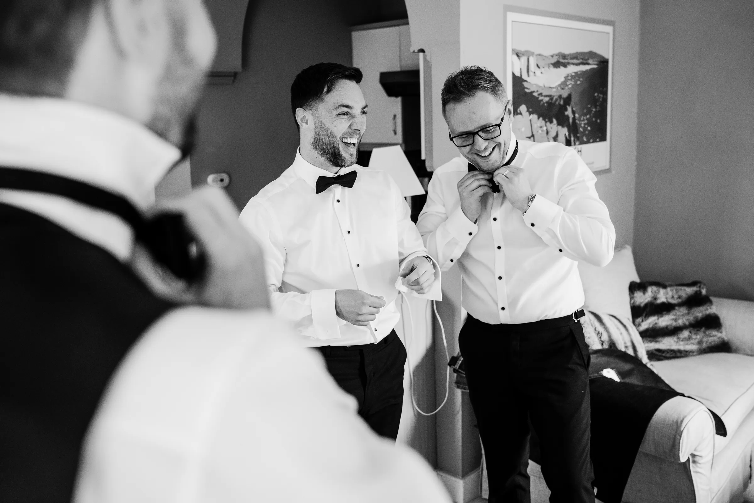 Groomsmen getting ready drenagh