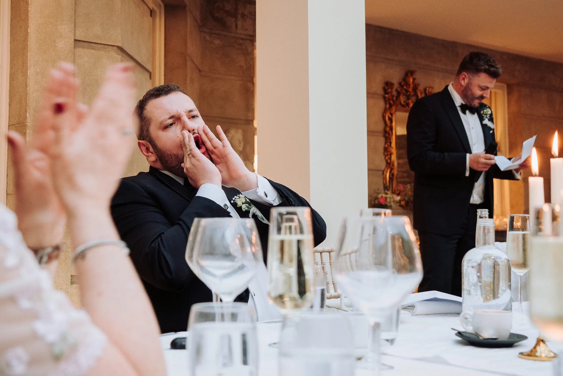 Heckle the grooms speech