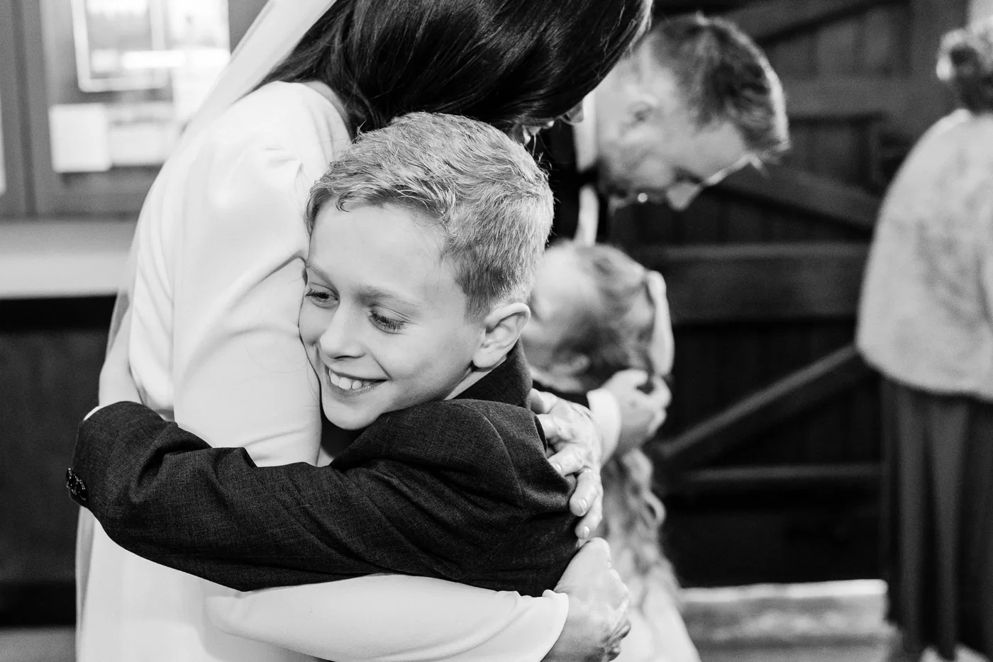 Wedding hugs