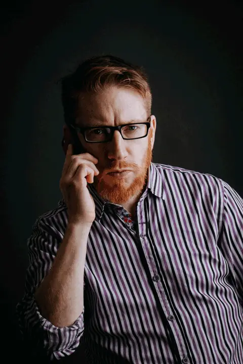 Chris on the phone