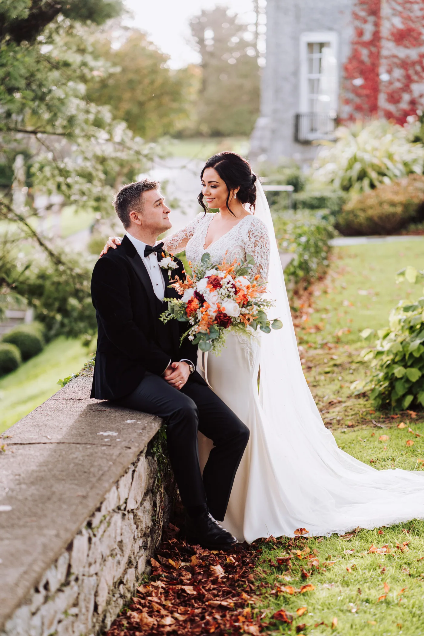 Bellingham castle garden portrait