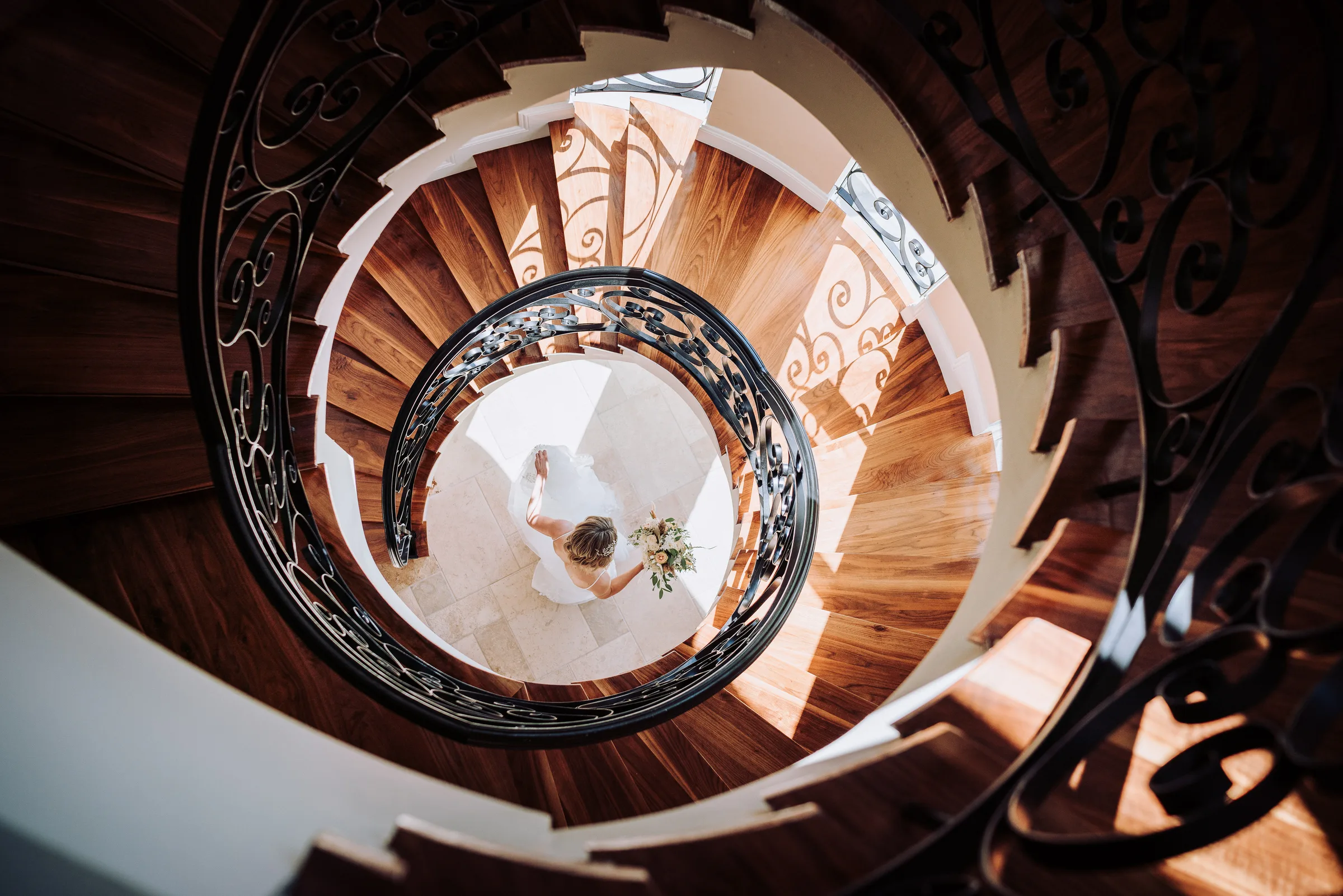 Bride spiral staircase