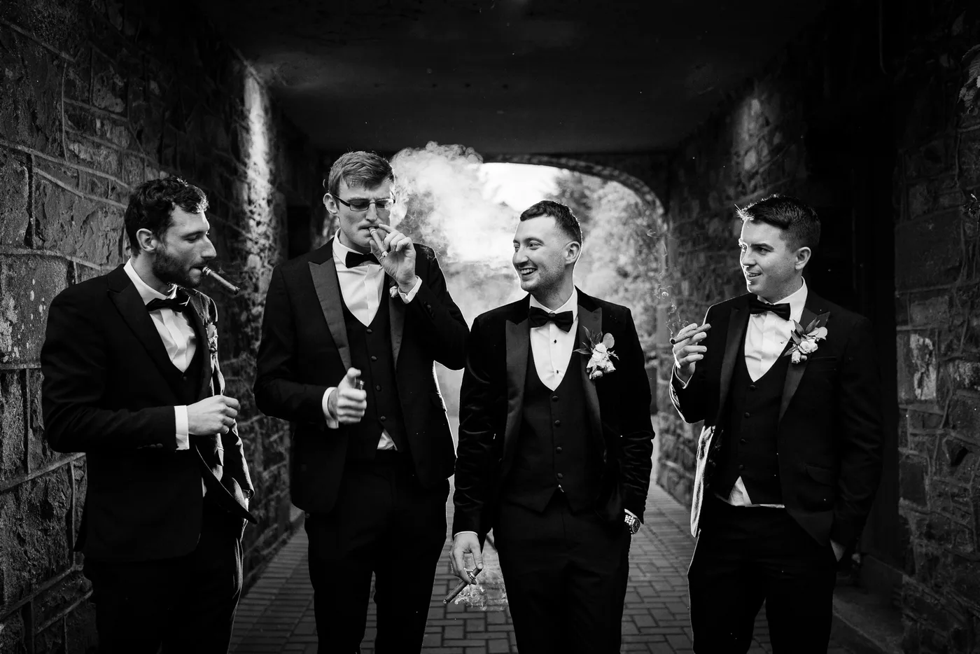 Cigars groomsmen virginia park lodge