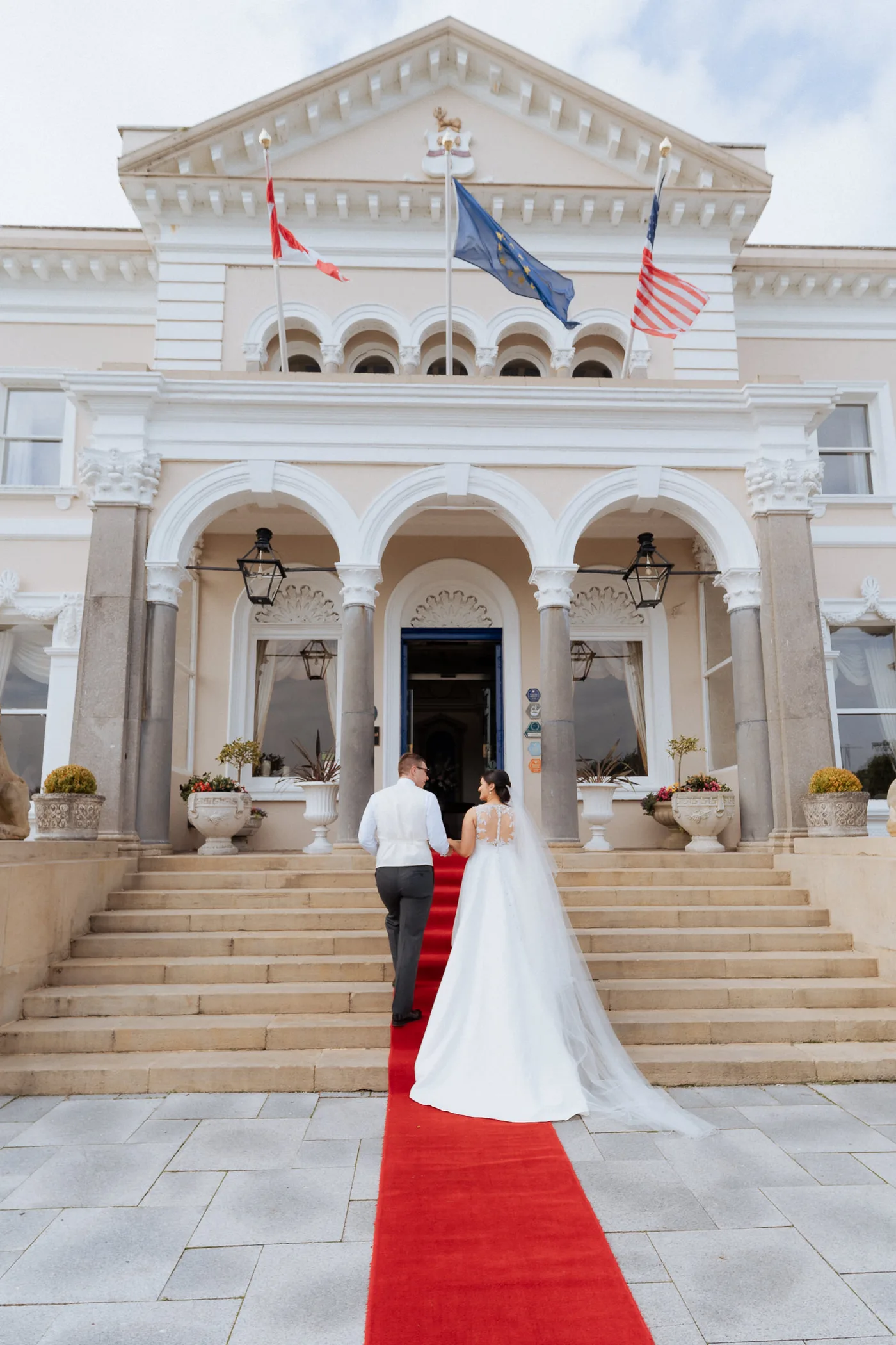 Manor house hotel entrance