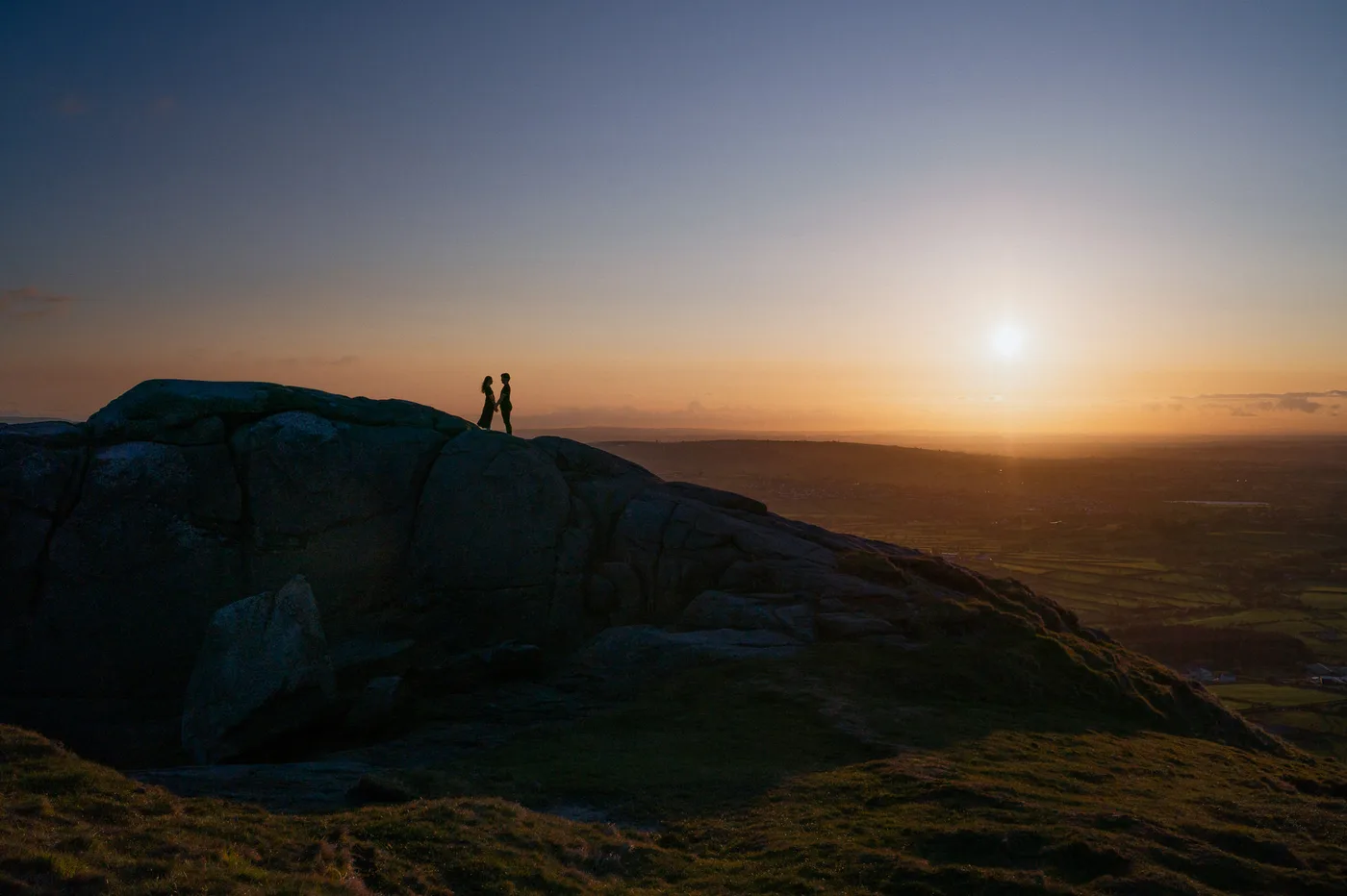 Mourne mountain couples engagement shoot