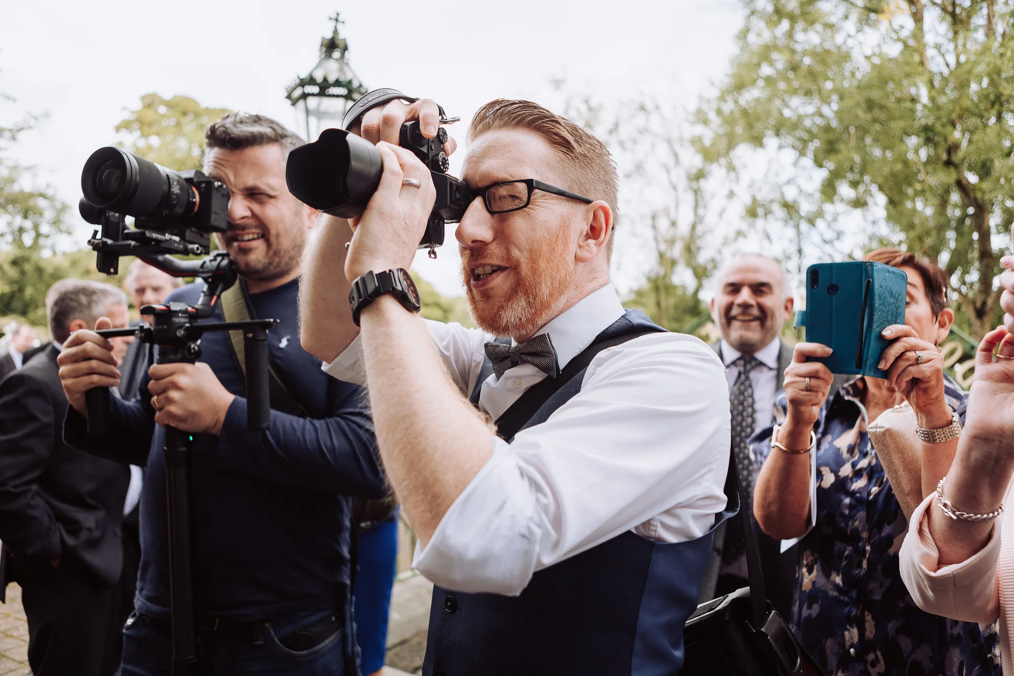 Photographer chris in action