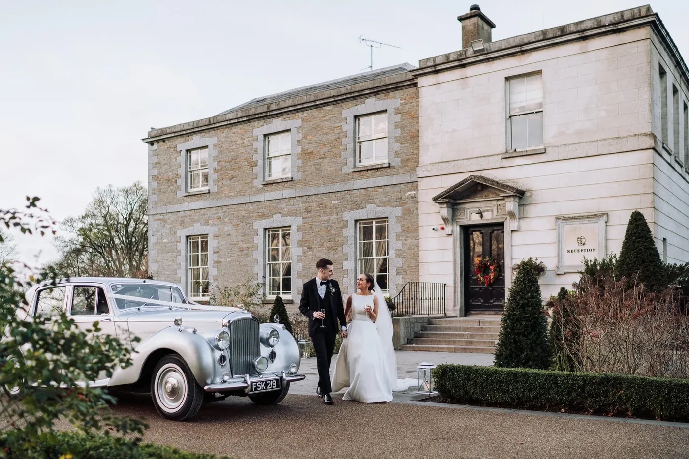 Kevin and Suzy's winter wedding at Tankardstown House